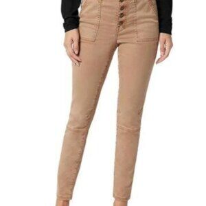 Joie Women's The High Rise Maxine Park Skinny Button Front 4 Pocket Jeans, Brown